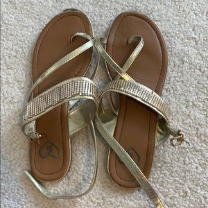 Gold Sandals